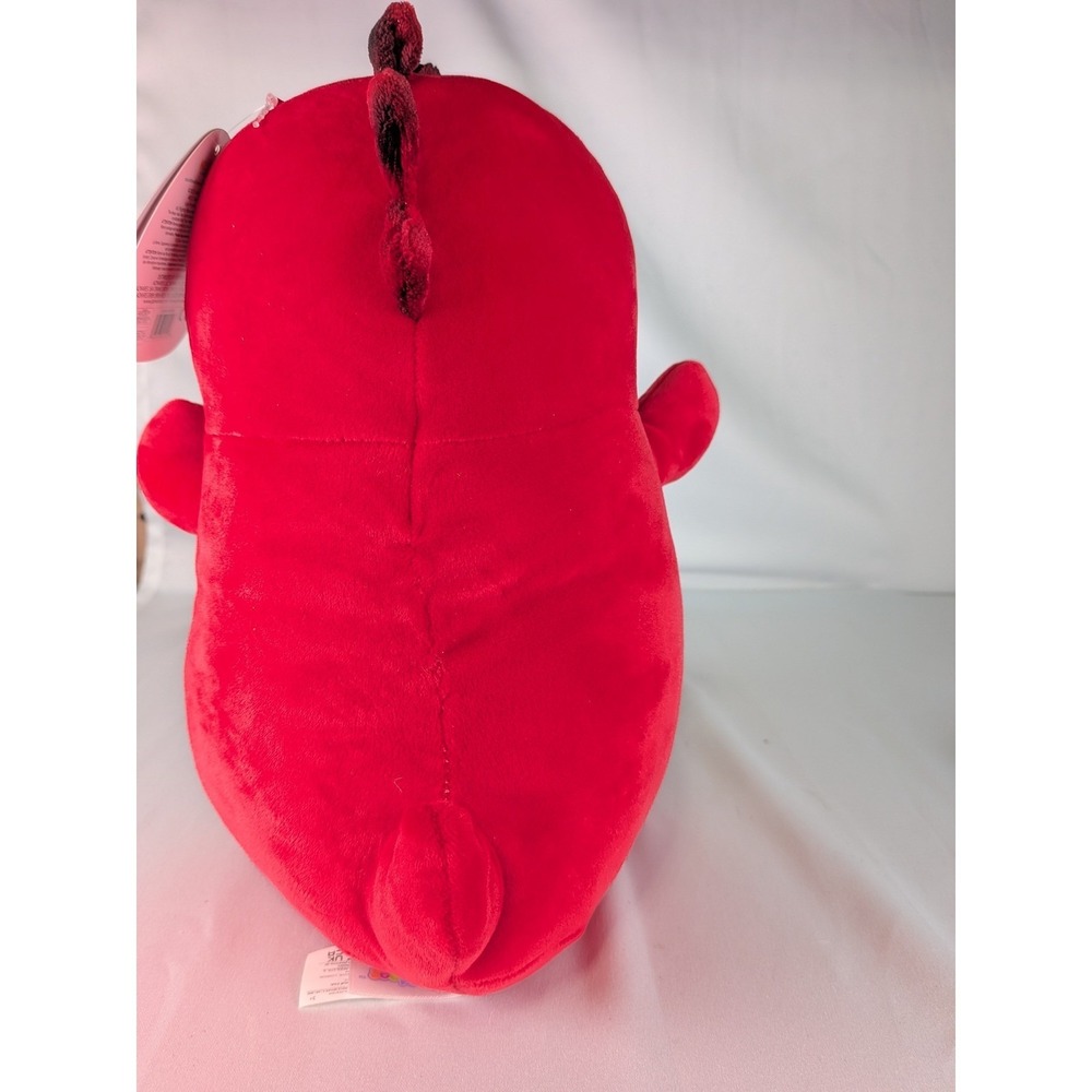 Squishmallow HUG MEES Valentines Duster the Dinosaur Plush 12" New w Tags Hearts - Picture 4 of 7